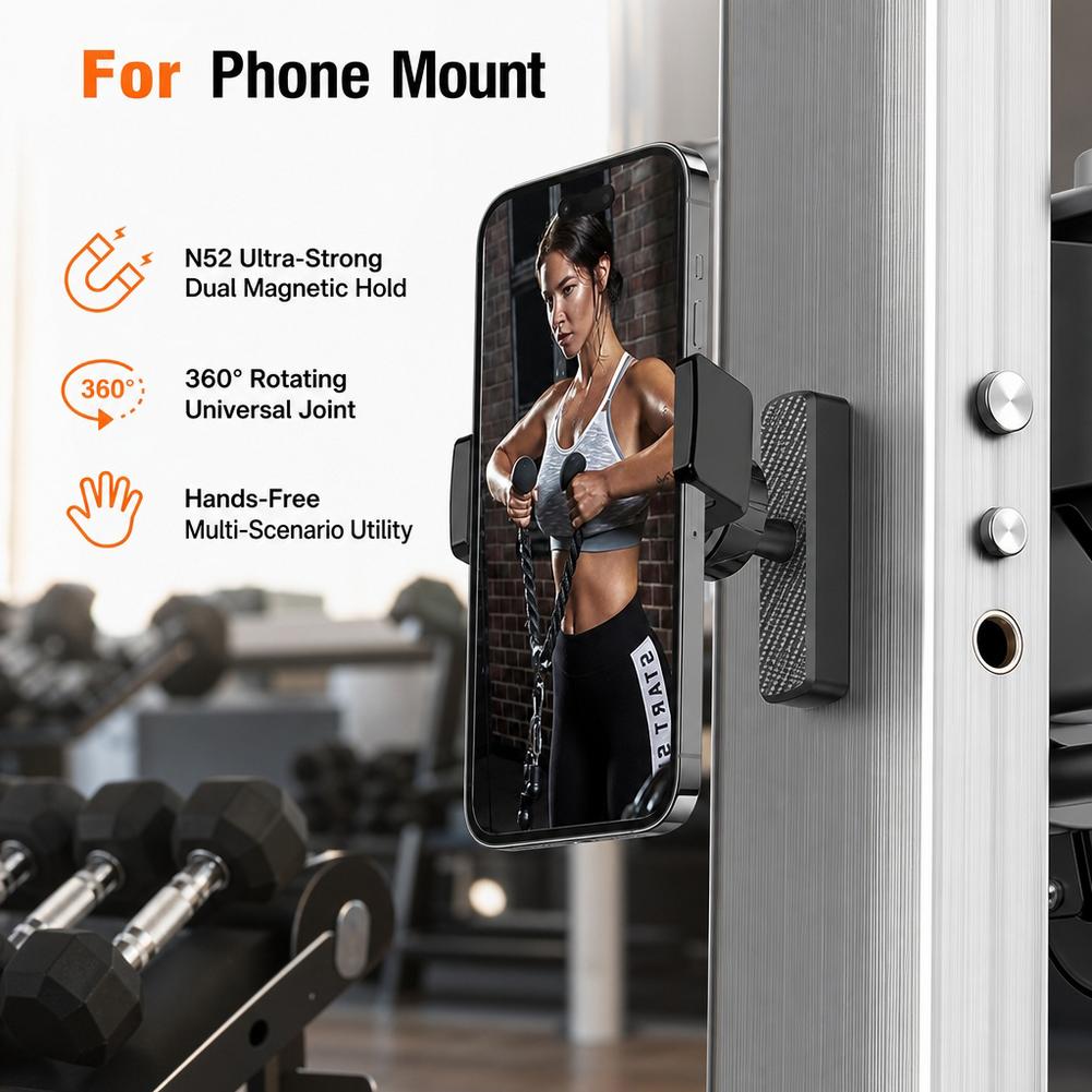 Phone Accessories - Magnetic Phone Holder for Gym 360°