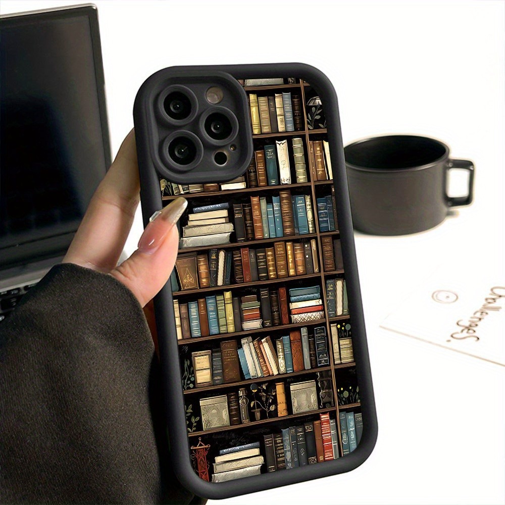 Phone Accessories Iphone - Book Shelf Creative Pattern Phone Case