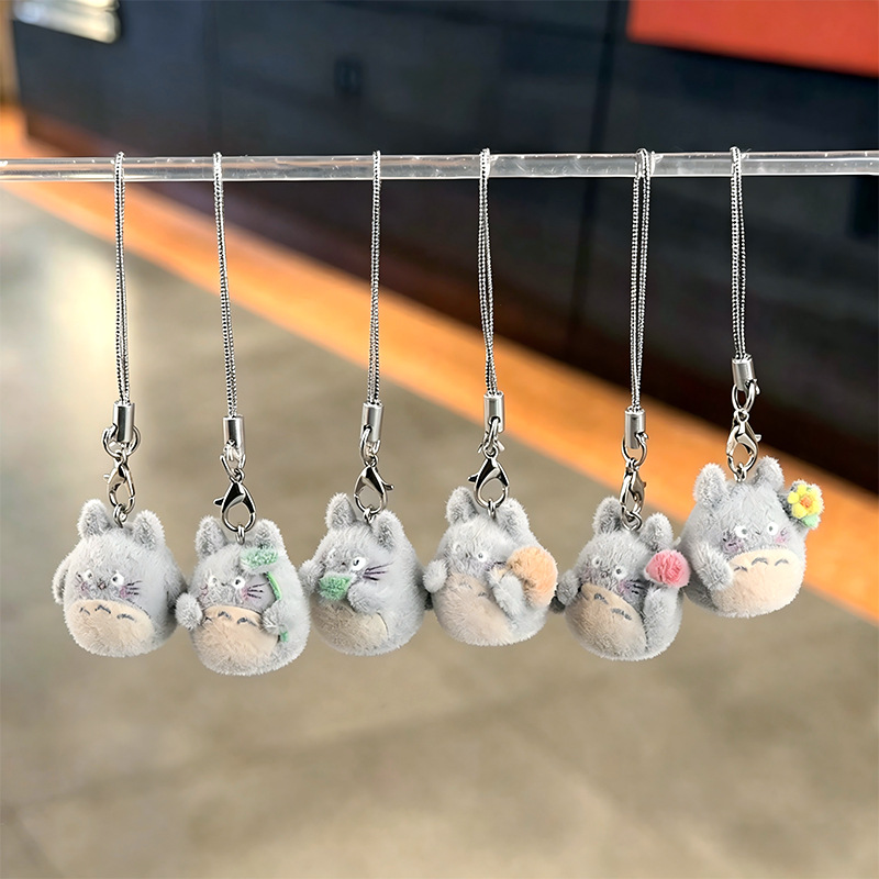 Phone Accessories Doll - Flocked Small Doll Pendant Keychain Cute