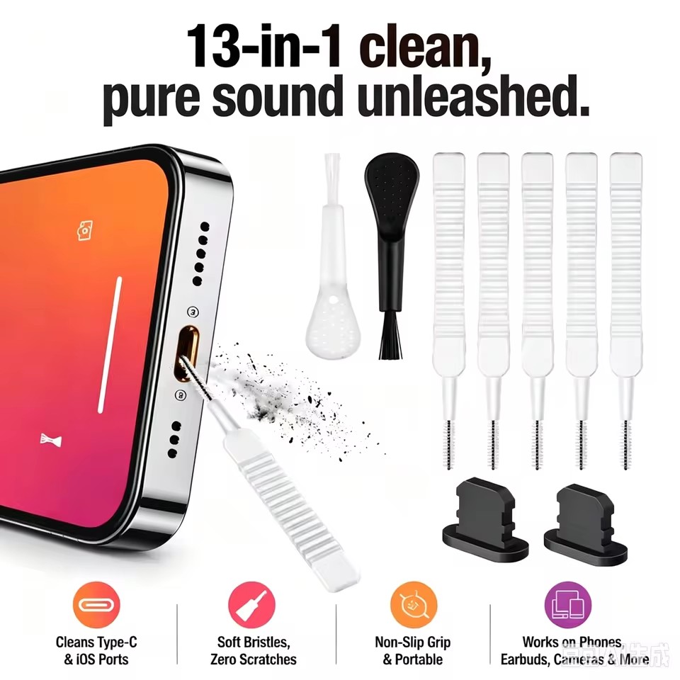 Phone Accessories Iphone - Mobile Phone Speaker Charging Port Cleaning
