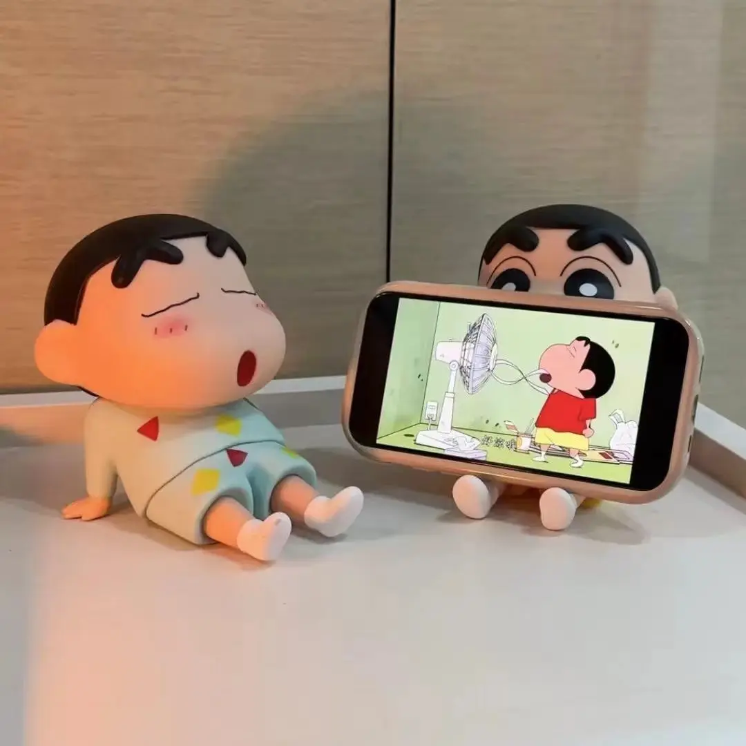 Phone Accessories Crochet - Anime Crayon Shin-Chanss Figures Phone Holder