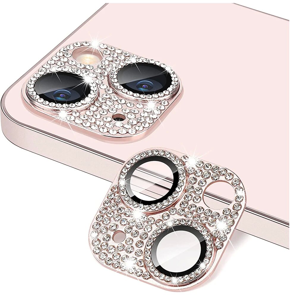 Phone Accessories Box Set - Glitter Diamond Camera Lens Protector Case