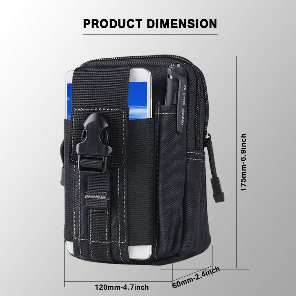 Tactical Molle Belt Pouch Mili - Phone Accessories review and price