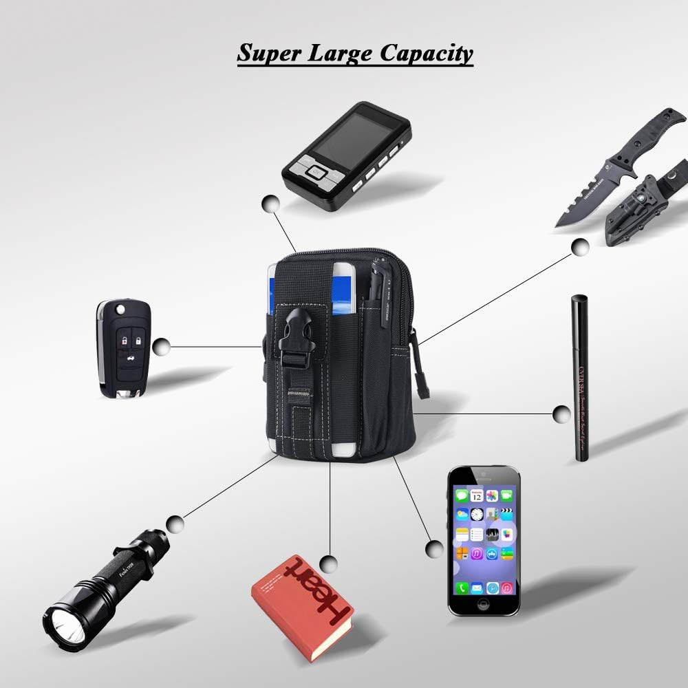Tactical Molle Belt Pouch Mili - Phone Accessories review and price