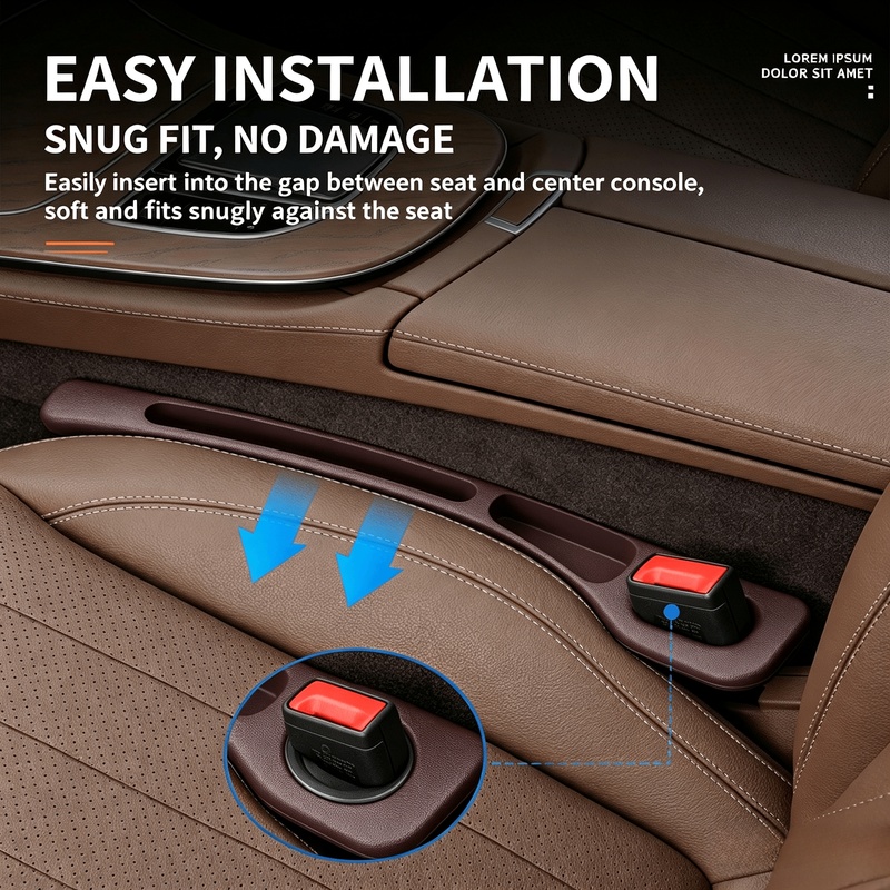 Car Seat Gap Filler Leak Proof - Phone Accessories Organizer review and price