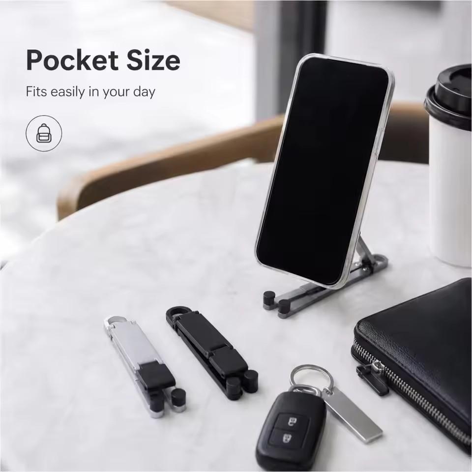Foldable Keychain Phone Stand  - Phone Accessories review and price