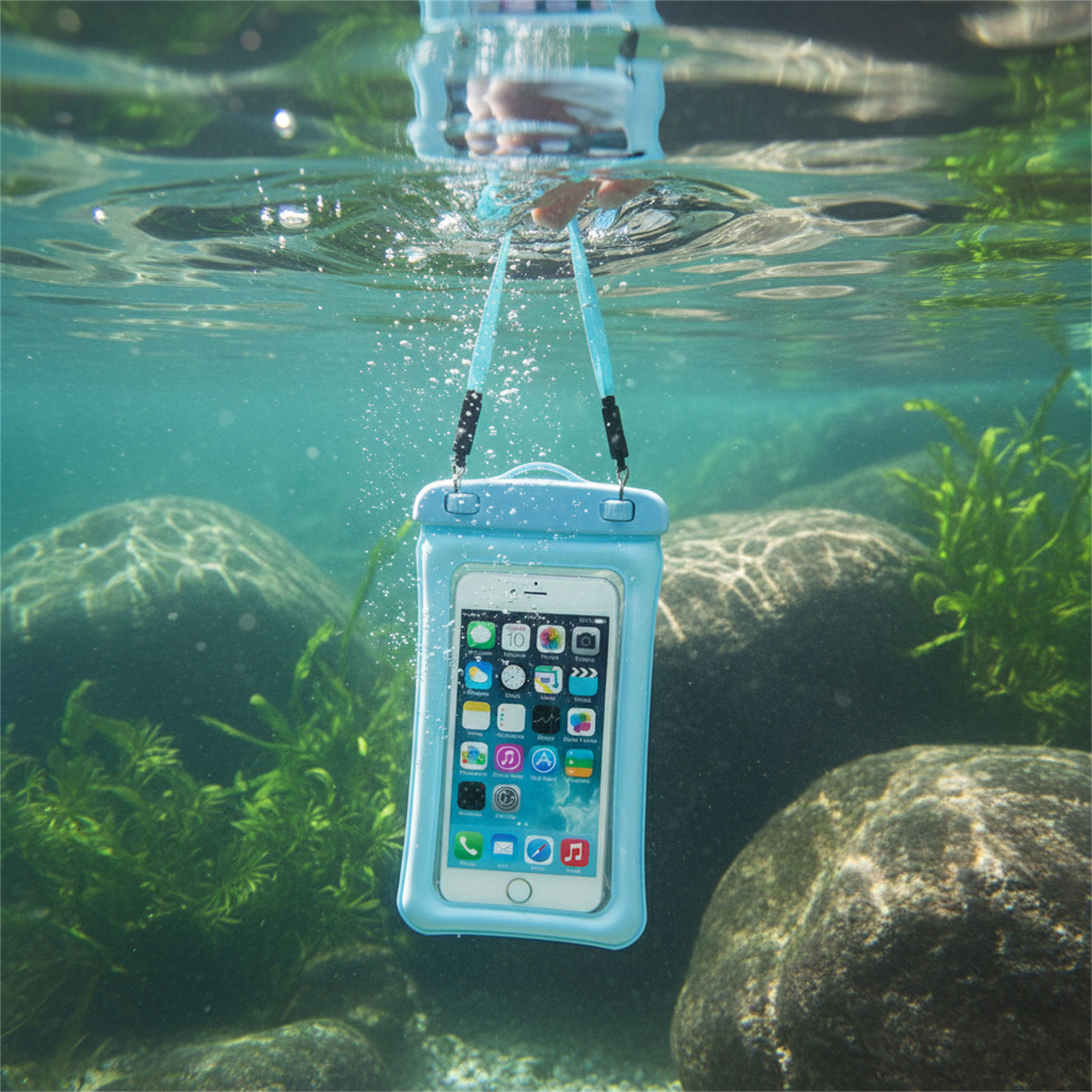 Blue Black Waterproof Phone Ba - Phone Accessories Organizer review and price