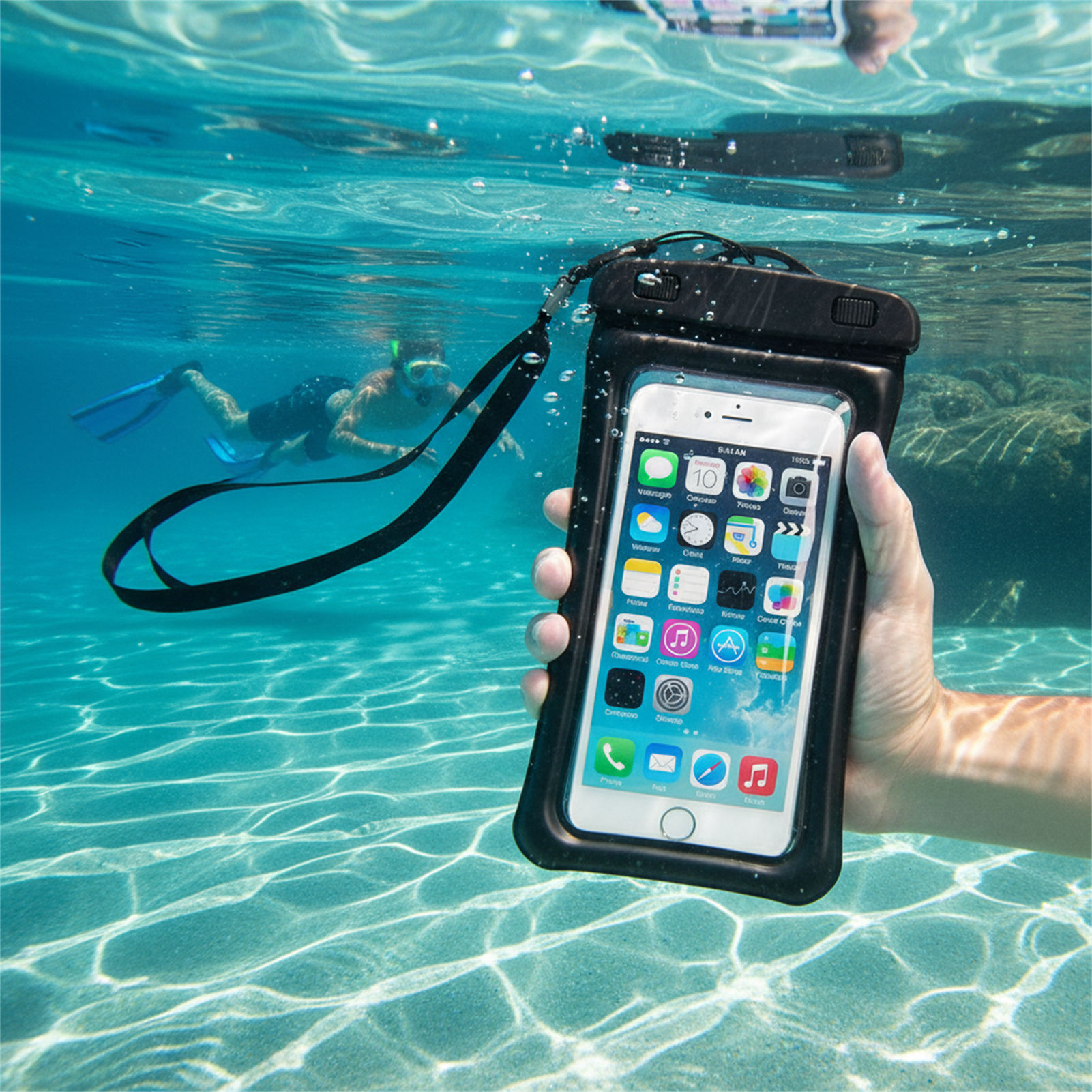Blue Black Waterproof Phone Ba - Phone Accessories Organizer review and price