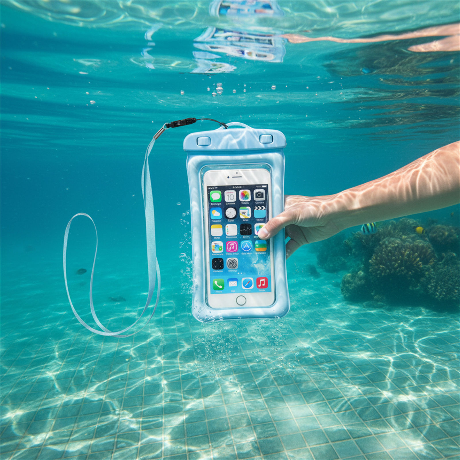Blue Black Waterproof Phone Ba - Phone Accessories Organizer review and price