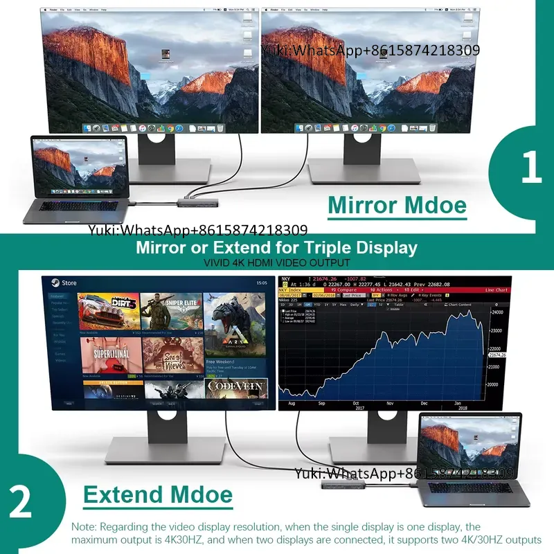 Hot Selling Dual Display Scree - Usb C Hub review and price