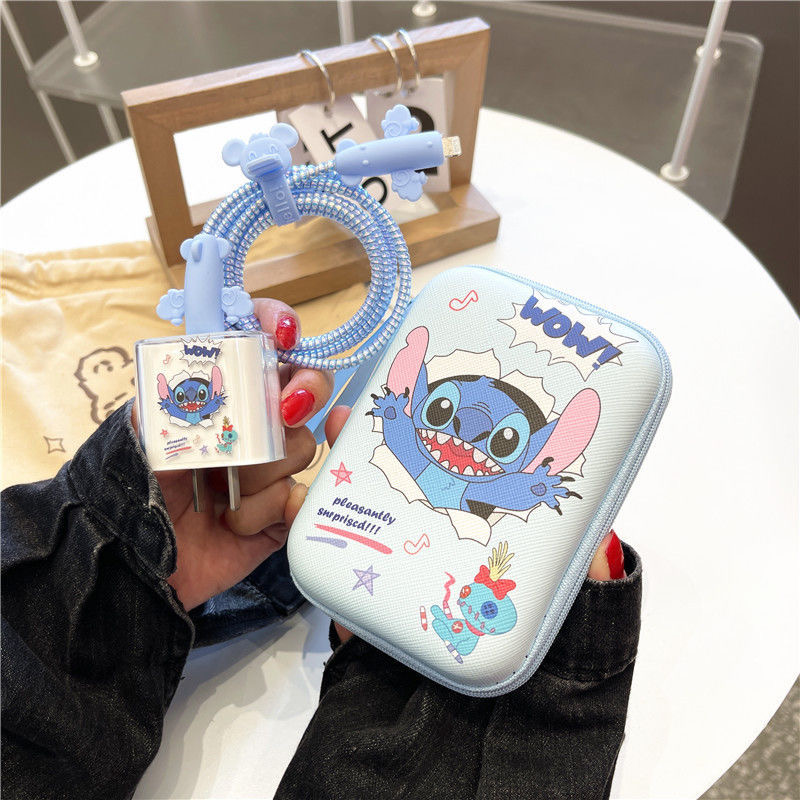Cartoon Cable Protector for iP - Phone Accessories Box Set review and price