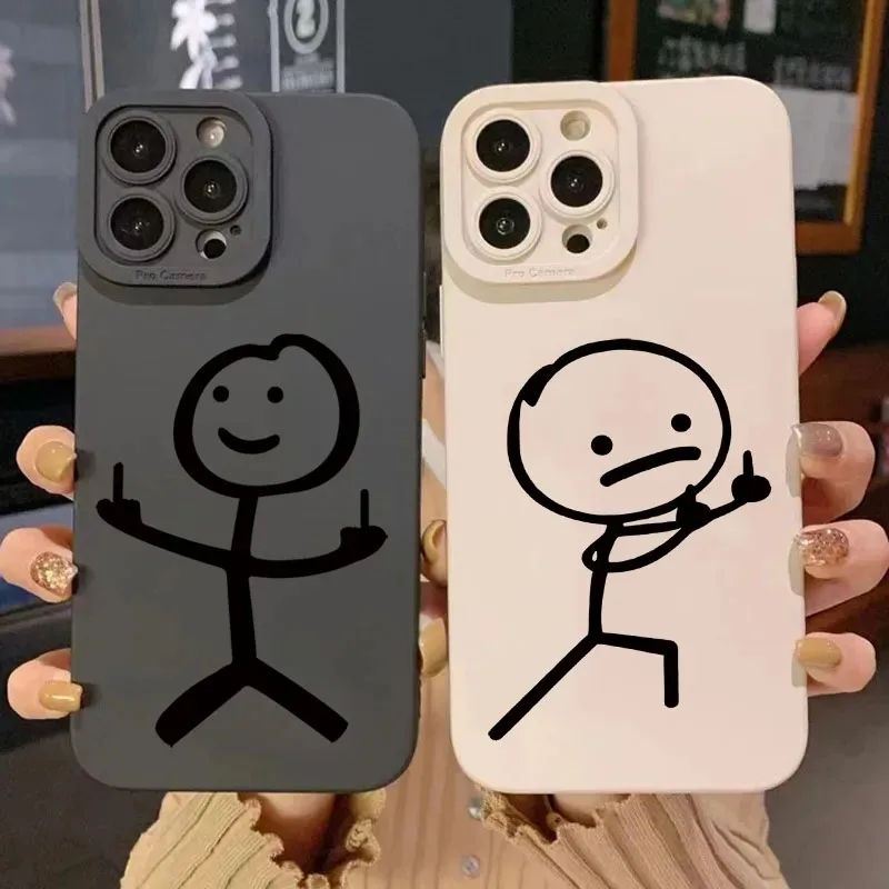 Cute Cartoon Matchman Matte Si - Xo Phone Accessories review and price