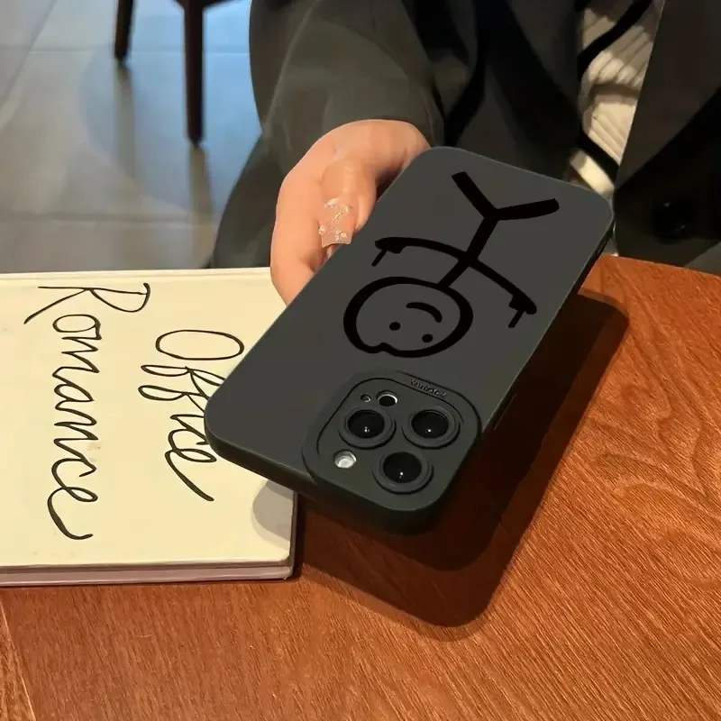 Cute Cartoon Matchman Matte Si - Xo Phone Accessories review and price