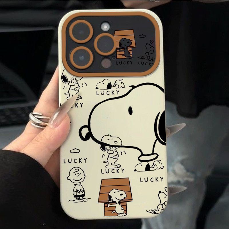 New Cute Anime Peripheral Snoo - Phone Accessories Box Set review and price