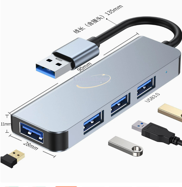 Hot-selling USB-C 4-port hub,  - Usb C Hub review and price