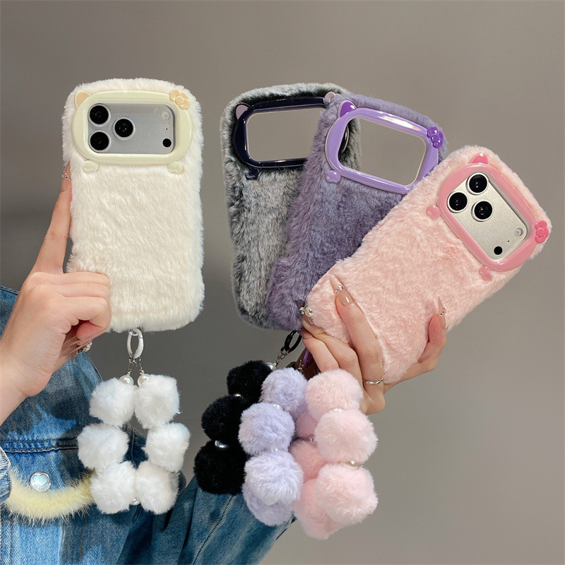 Luxury Solid Colors Furry Plus - Phone Accessories Iphone review and price