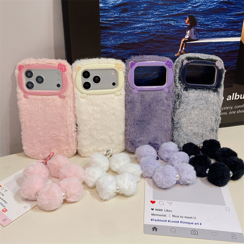 Luxury Solid Colors Furry Plus - Phone Accessories Iphone review and price