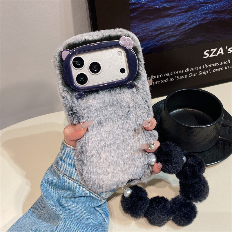 Luxury Solid Colors Furry Plus - Phone Accessories Iphone review and price