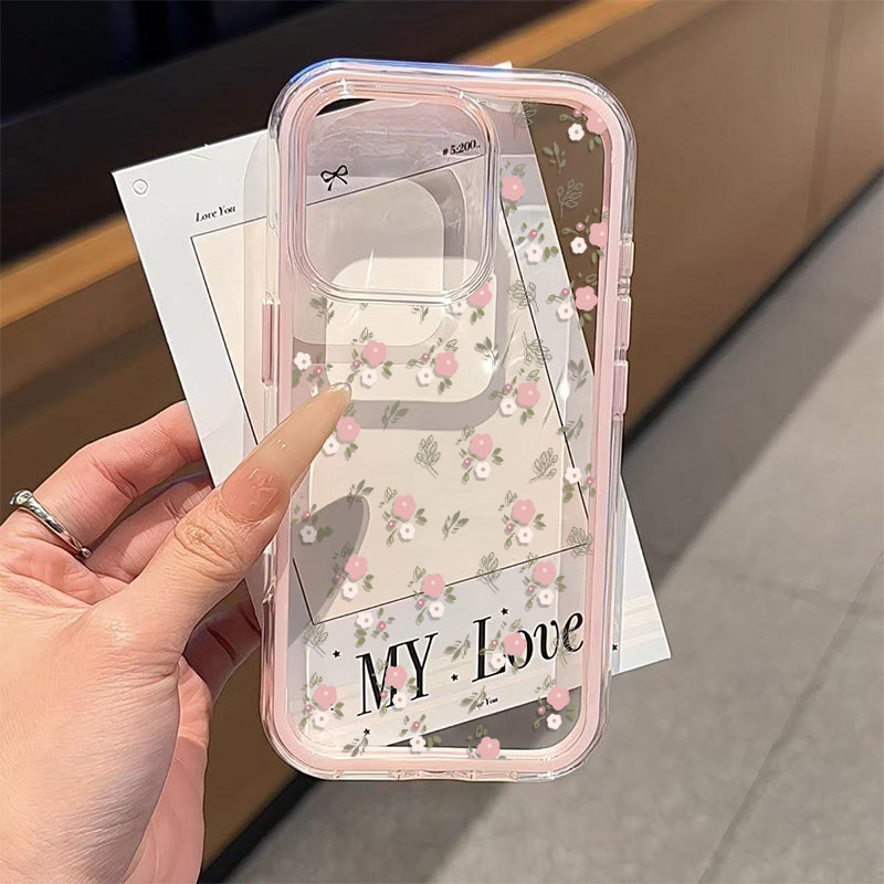 Green Leaves Pink Flower 2in1  - Xo Phone Accessories review and price