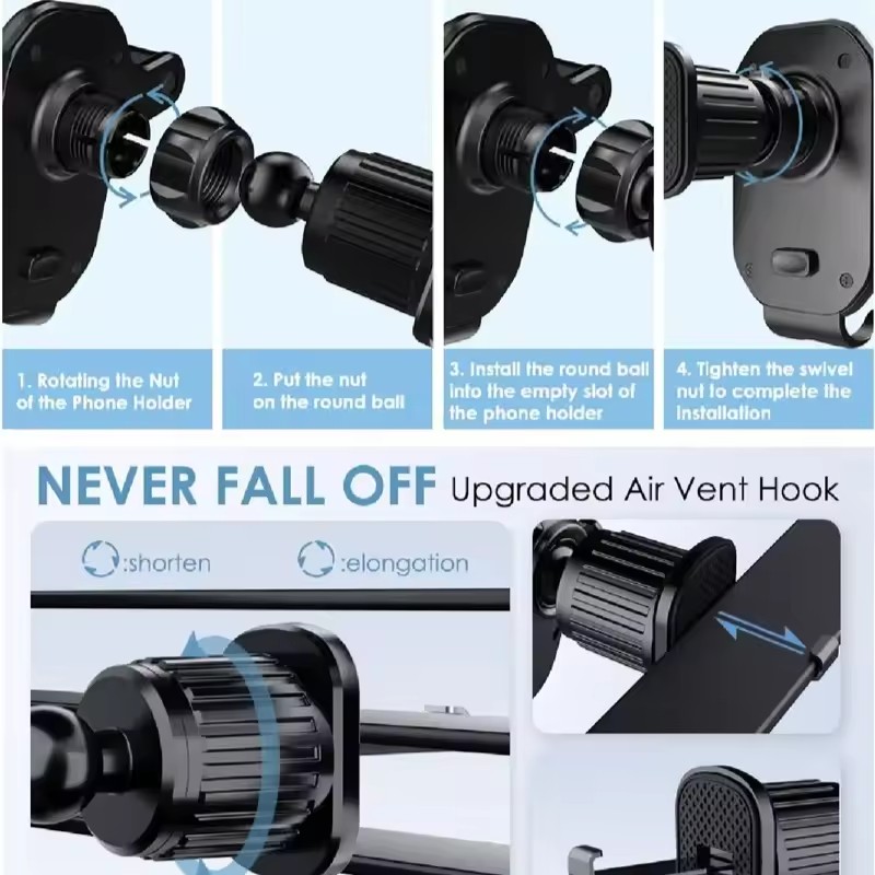 Universal Car Hook Base Phone  - Phone Accessories Stand review and price