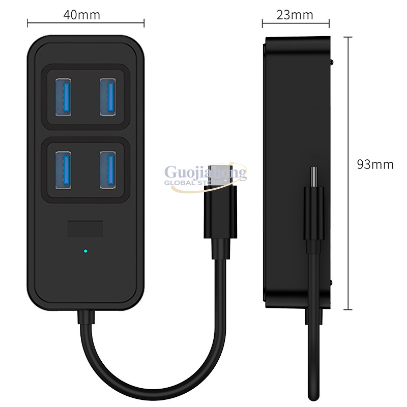 Cross-border USB3.0 hub, USB i - Usb C Hub review and price