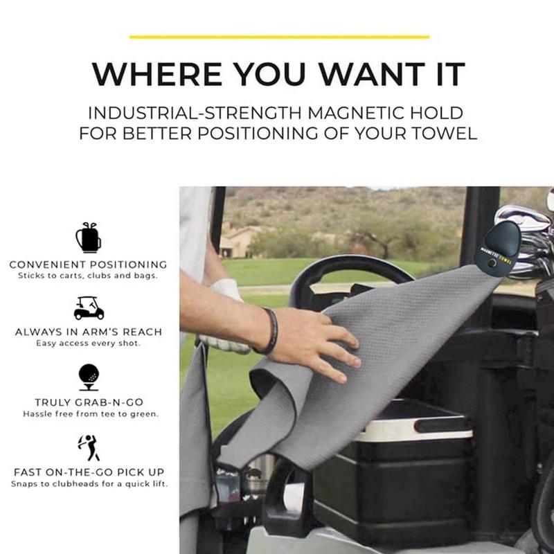 Magnetic Golf Towel Strong Mag - Phone Accessories Ideas review and price
