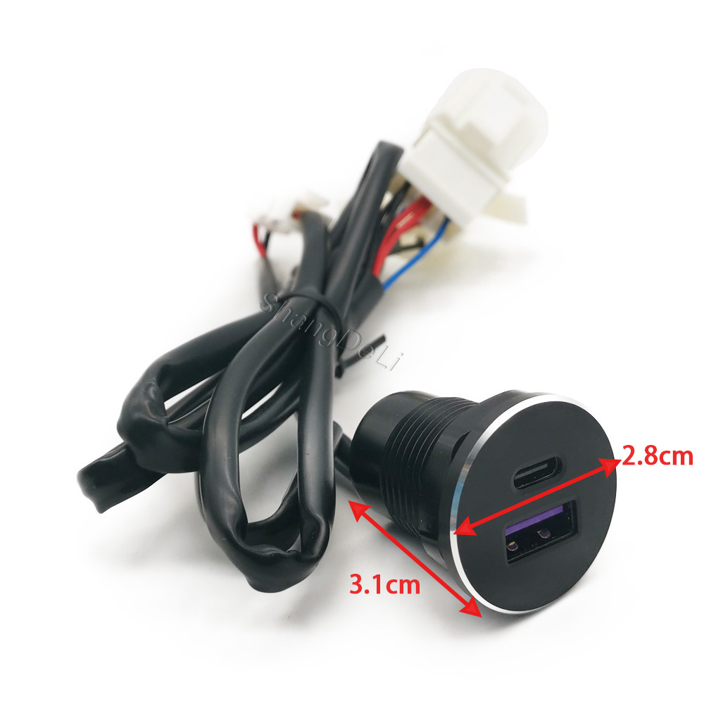1PC Car Dual USB Outlet Charge - Usb C Hub review and price