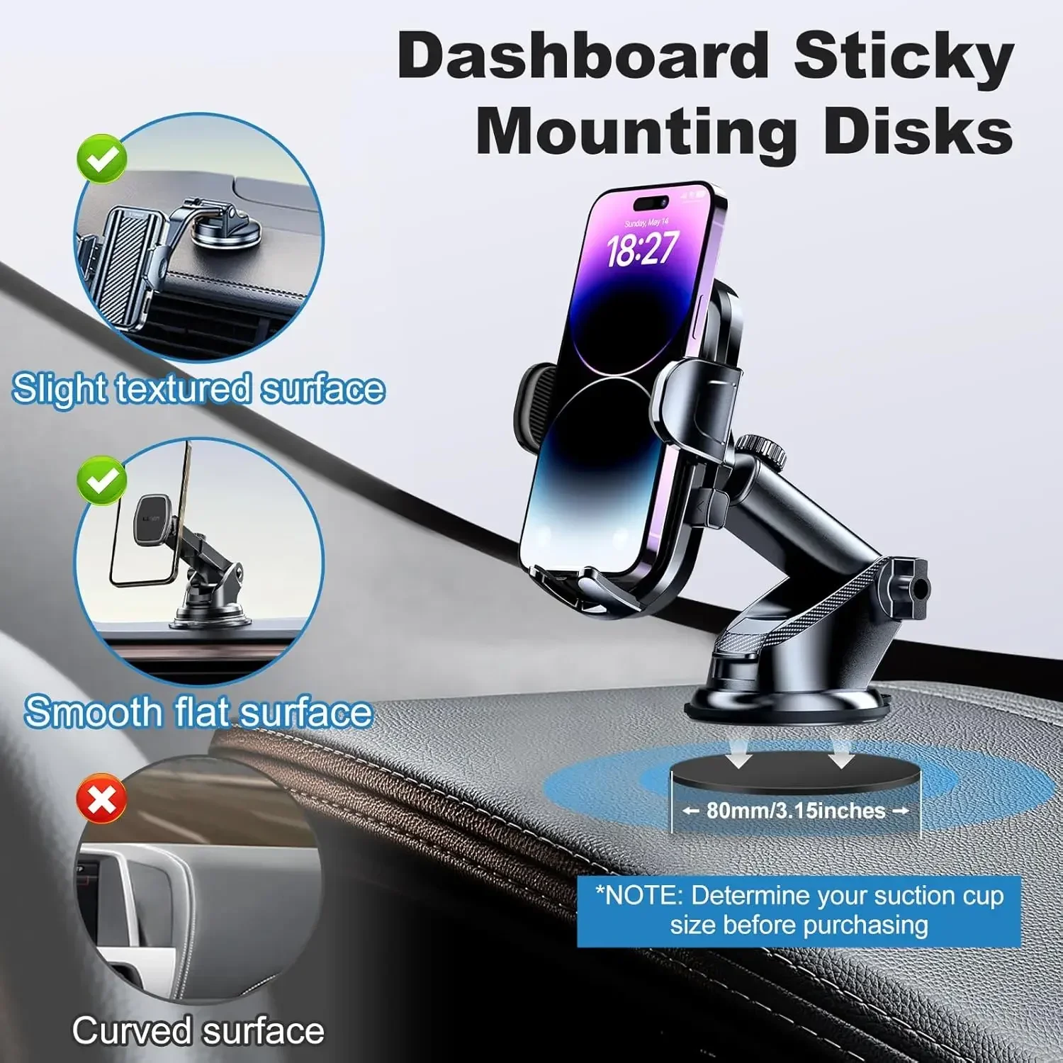 Universal Dashboard Adhesive S - Phone Accessories review and price