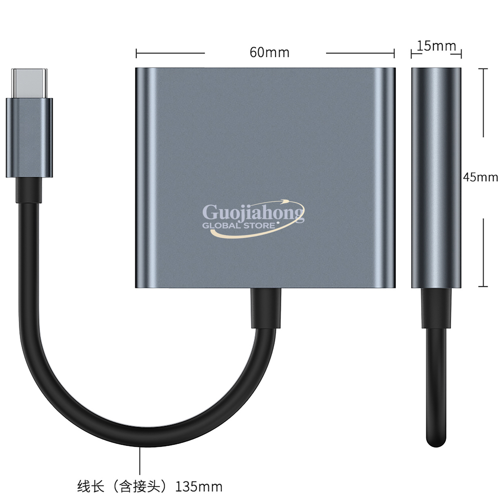 Cross-border usb-c to hd three - Usb C Hub review and price